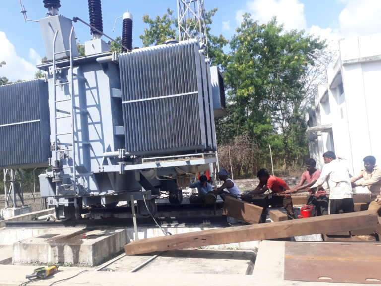 On-site electrical work